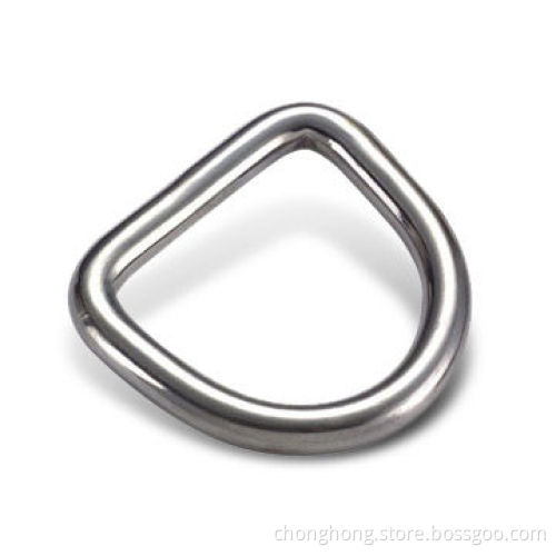 D Type Ring in Various Sizes, Made of AISI 316 and 304 Grade Stainless Steel